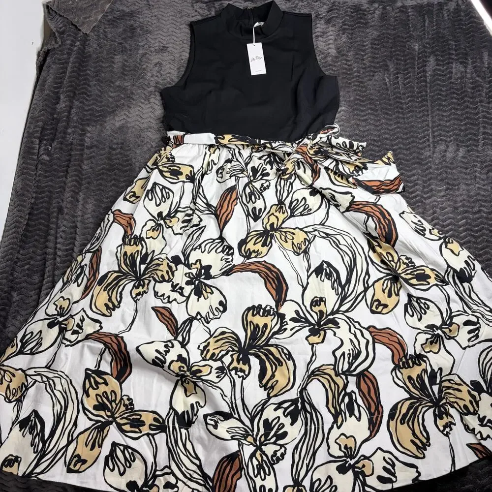 Lilly Pulitzer Prima Printed Sleeveless Midi-Dress Size 12 NWT